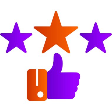 yıldız simgesi vektör illüstrasyonu