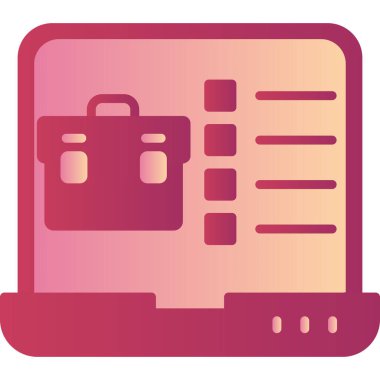 Envanter web simgesi basit illüstrasyon