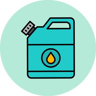 yakıt simgesi basit web illüstrasyonu