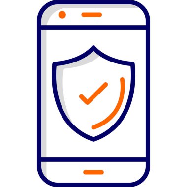 kalkan ikon vektör illüstrasyonu