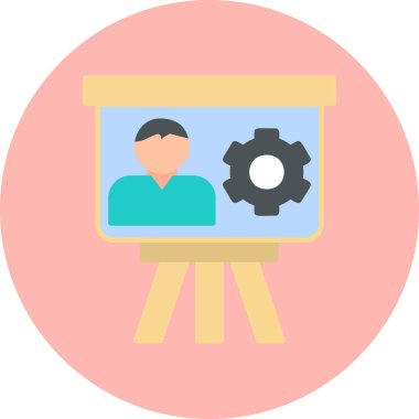 vector illustration of project management modern icon in design