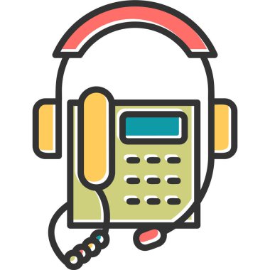 Çağrı merkezi. Basit resimleme