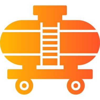 Vagon simgesi vektör illüstrasyonu