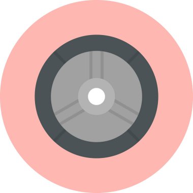 Modern simge vektör illüstrasyonunu lastikle