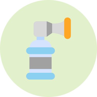 Air Horn simgesi, vektör illüstrasyonu