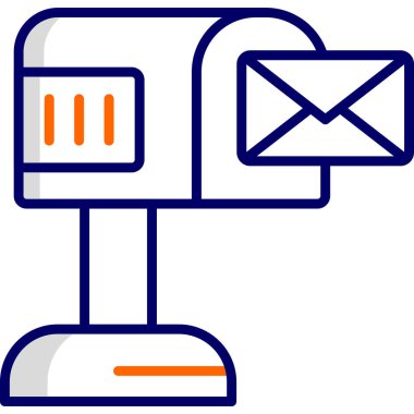 Simge vektör illüstrasyonunu gönder