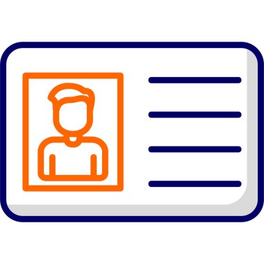 İş Kartları modern simge, vektör illüstrasyonu