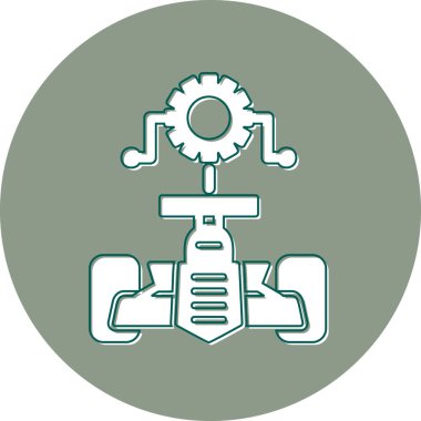 Modern simge ayarlama, vektör illüstrasyonu