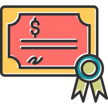 Bond simgesi, modern tasarım illüstrasyonu