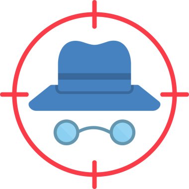 hedef simge vektör illüstrasyonu