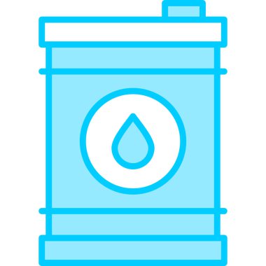 Petrol varil simge vektör çizim