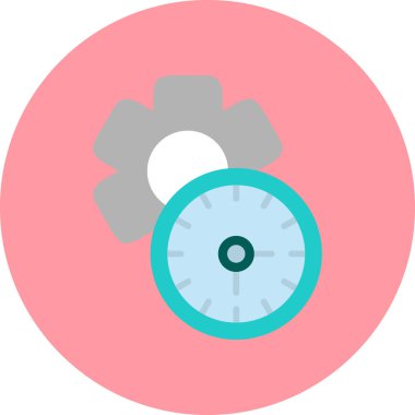 Çalışma Saati, zaman yönetimi vektör illüstrasyonu