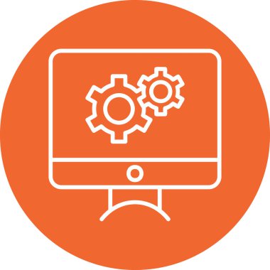 seo modern simgesinin vektör illüstrasyonu