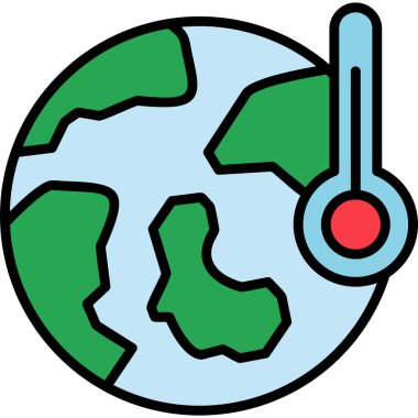 Toprak. Web simgesi basit illüstrasyon