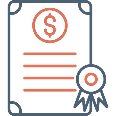 Bond simgesi, modern tasarım illüstrasyonu