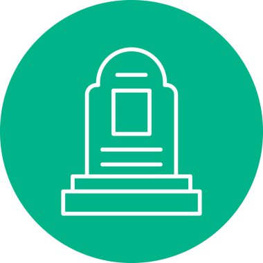 modada izole edilmiş arkaplan biçiminde mezar simgesi