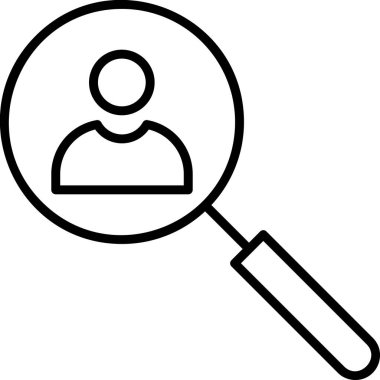 Ara. Web simgesi basit illüstrasyon