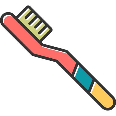 toothbrush icon. simple illustration for web