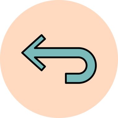 Projeniz için sol yön ok simgesi