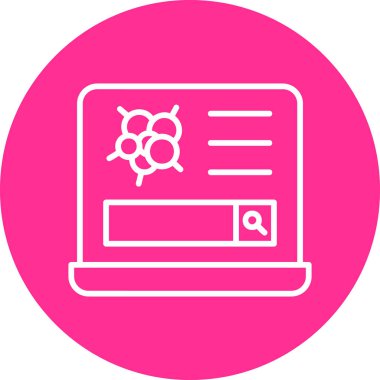 seo modern simgesinin vektör illüstrasyonu