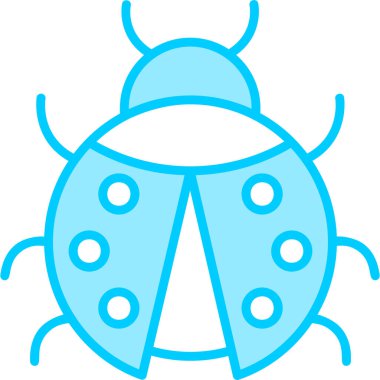 cute ladybird, web icon illustration