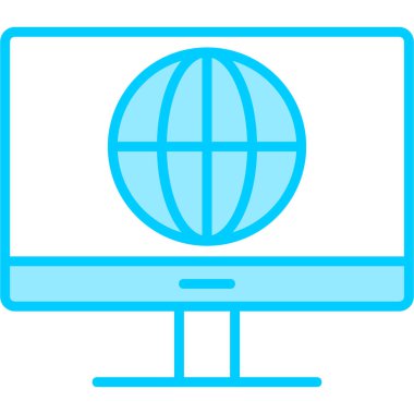 küresel ağ. Web simgesi