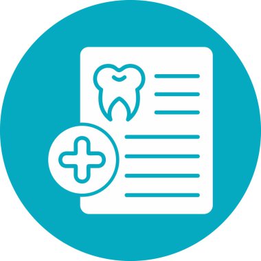 Reçete modern simge, vektör illüstrasyonu