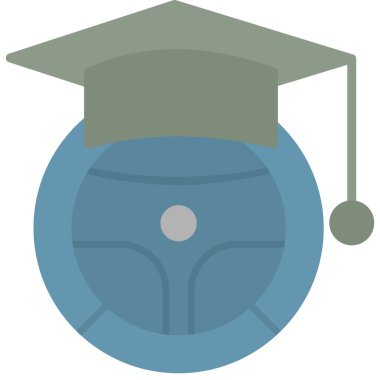 Okul vektör simgesi sürülüyor