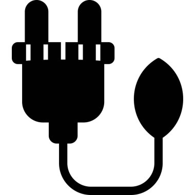 Yeşil Enerji Ağı simgesi basit bir illüstrasyon