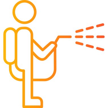 Dezenfekte. Web simgesi basit illüstrasyon