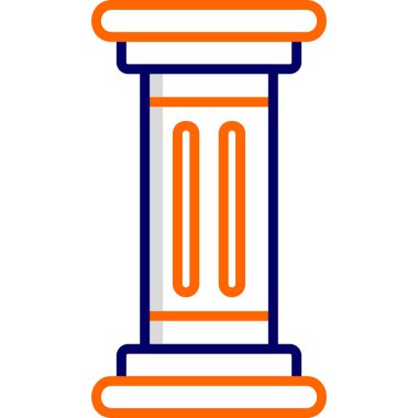 sütun simgesinin vektör çizimi 