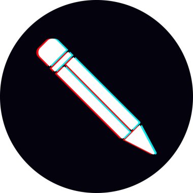 pencil, web icon simple illustration