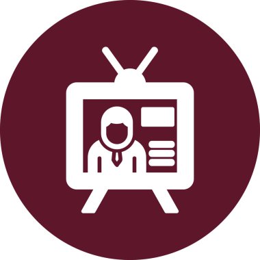 tv simge vektör çizim