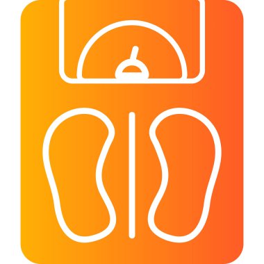 Weight Scale icon modern vector illustration