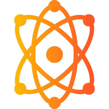 Atom icon modern vector illustration