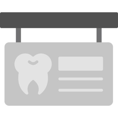 Modern İmza Panosu simgesinin vektör çizimi