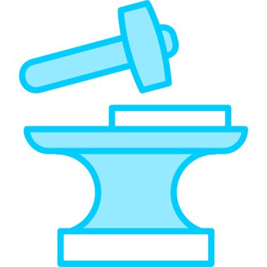 Demirci. Web simgesi basit illüstrasyon