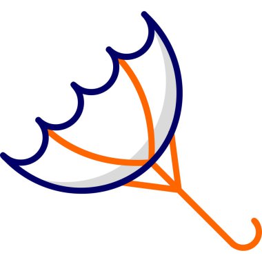 Umbrella icon modern vector illustration