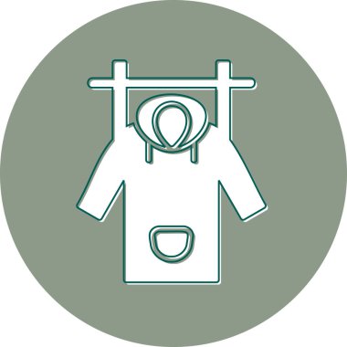 Bir insan simgesinin vektör illüstrasyonu