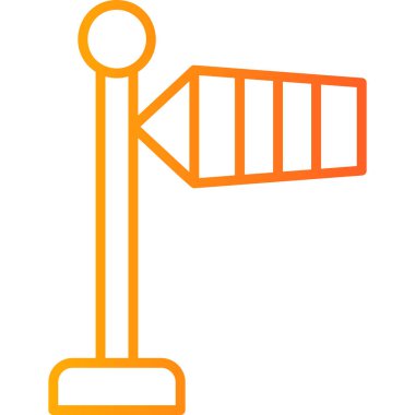 Bariyer. Web simgesi basit illüstrasyon