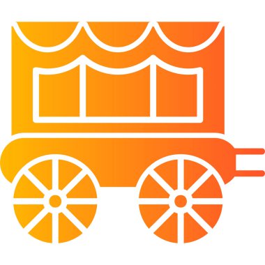 Nakliye modern simgesi, vektör illüstrasyonu