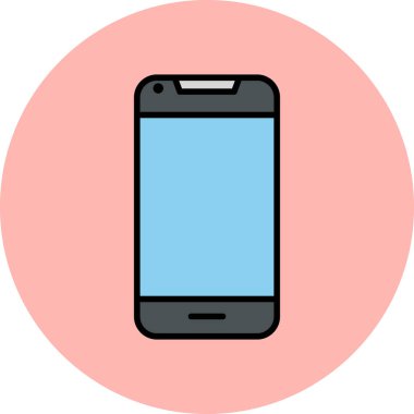 Smartphone Simgesi, vektör illüstrasyonu