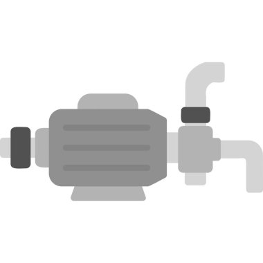 Su pompası modern simge, vektör illüstrasyonu 