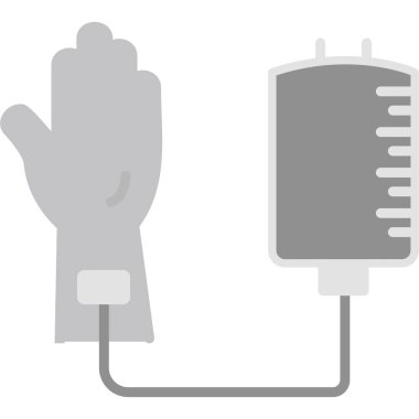 Kan bağışı ikonu vektör illüstrasyonu