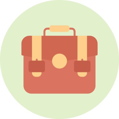 Çanta. Web simgesi basit tasarım 