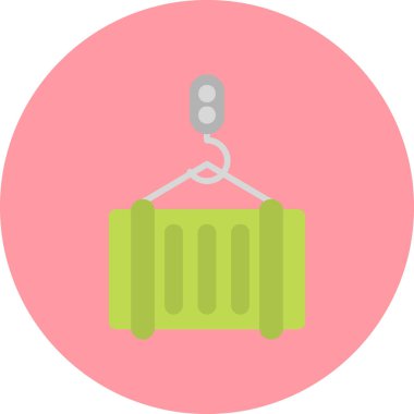 Taşıyıcı modern simgesi, vektör illüstrasyonu