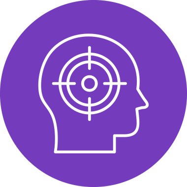 hedef simge vektör illüstrasyonu