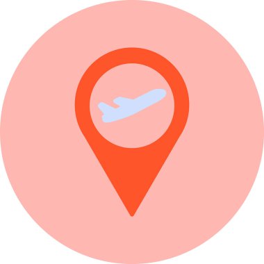 Uçuş modern simge vektör illüstrasyonu