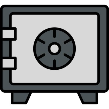 Safety Box modern vector icon illustration