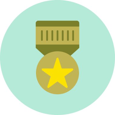 Rozet. Web simgesi basit illüstrasyon